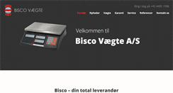 Desktop Screenshot of bisco.dk