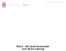 Tablet Screenshot of bisco.dk